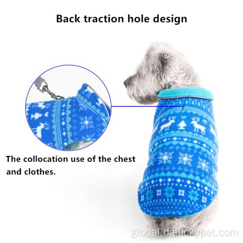 Christmas Style Pet Clothes Christmas Style Double-sides Pet Hoody Pet Clothes Factory